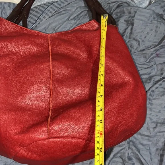 Like new ANTHROPOLOGIE Nest LEATHER Handbag BOHO HOBO Sack